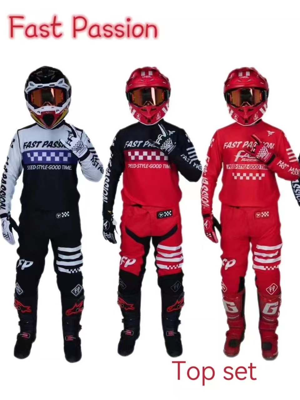 Motorcycle Gear Sleeve - 2025 fastpassion for fox Motocross Gear