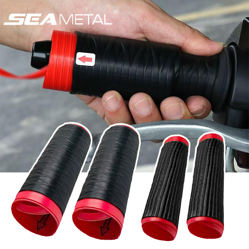 Motorcycle Gear Sleeve - SEAMETAL Motorcycle Silicone Handlebar Cover Universal