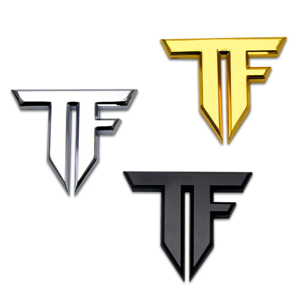 1pc 3D Metal TF Emblem Badge C - đánh giá và giá Motorcycle Gear Outlet
