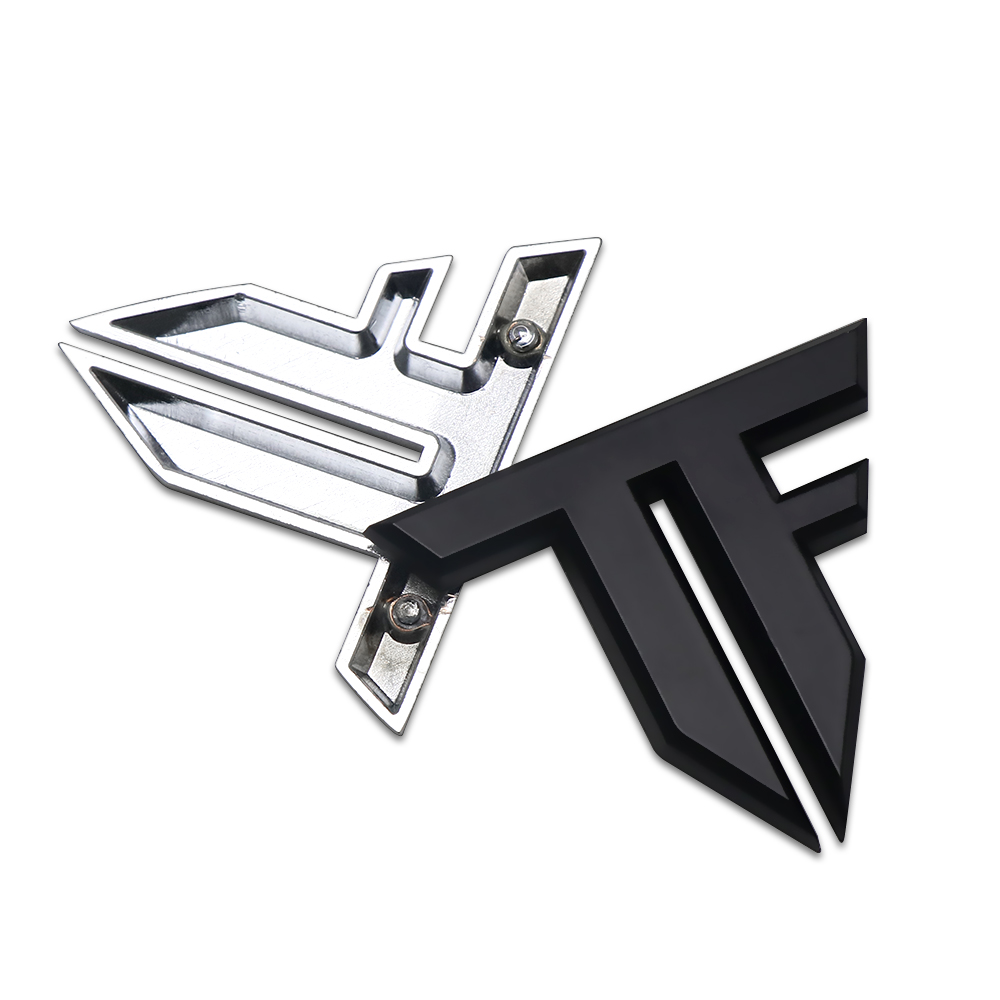 1pc 3D Metal TF Emblem Badge C - đánh giá và giá Motorcycle Gear Outlet