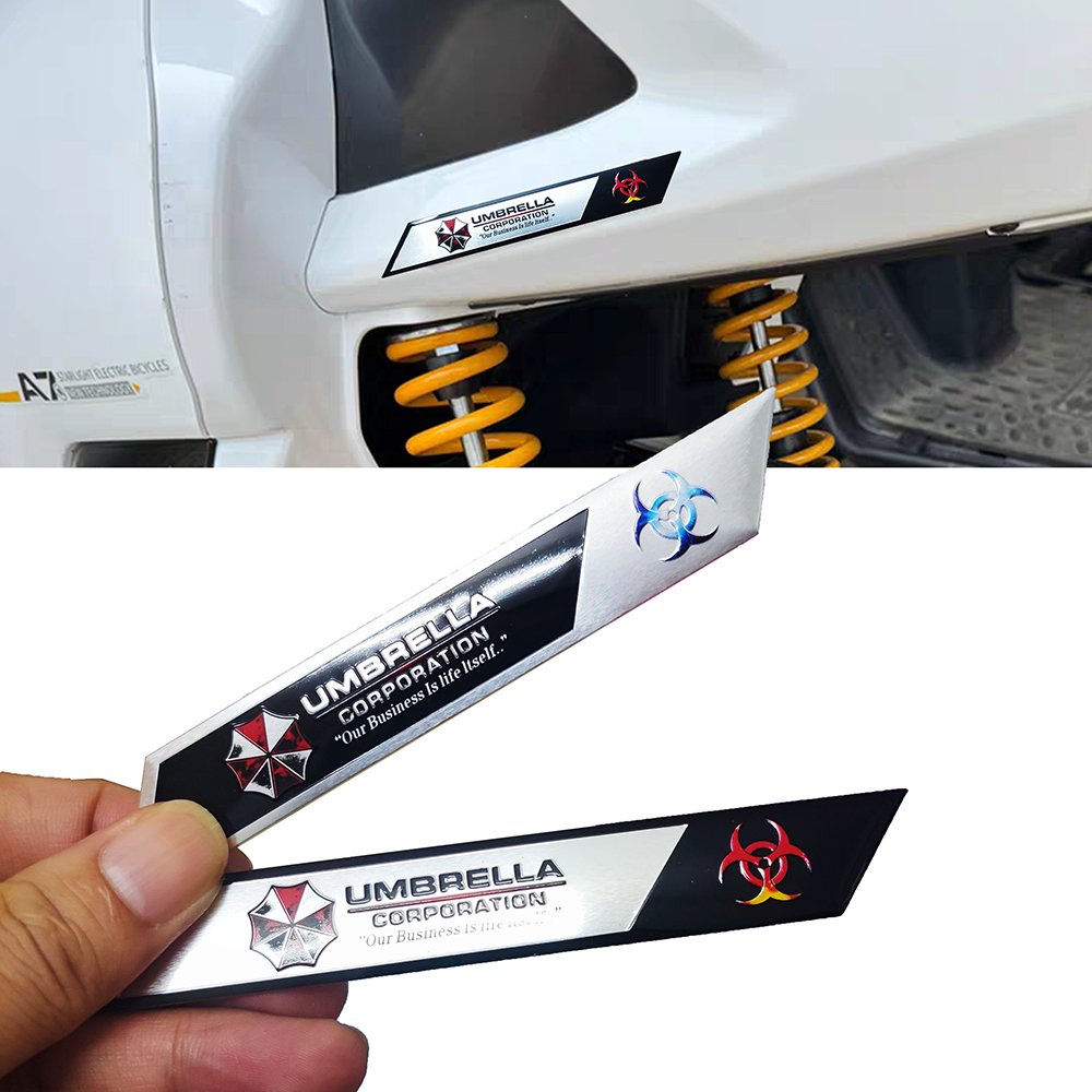 Umbrella 3D Metal Car Stickers - đánh giá và giá Motorcycle Gear Outlet