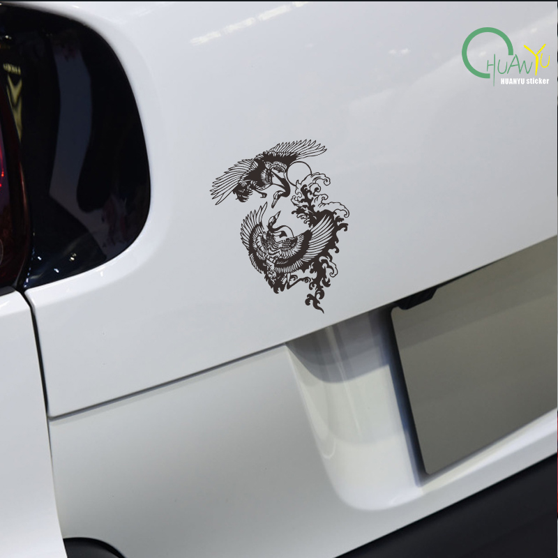 Yin Yang Double Phoenix Totem  - đánh giá và giá Motorcycle Gear Phoenix