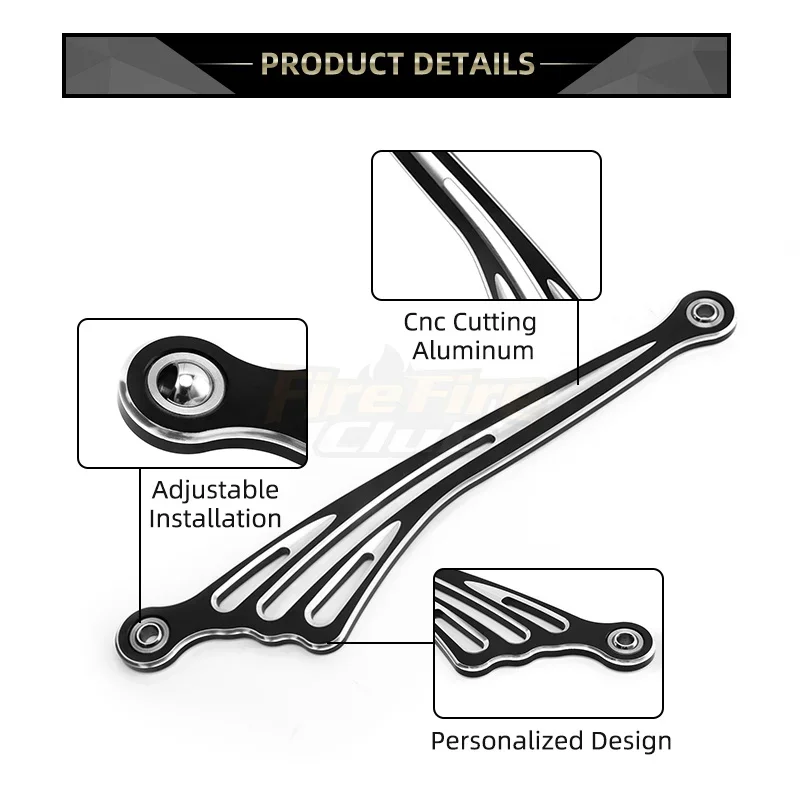 Black Motorcycle Wing CNC Gear - đánh giá và giá Motorcycle Gear Harley Davidson