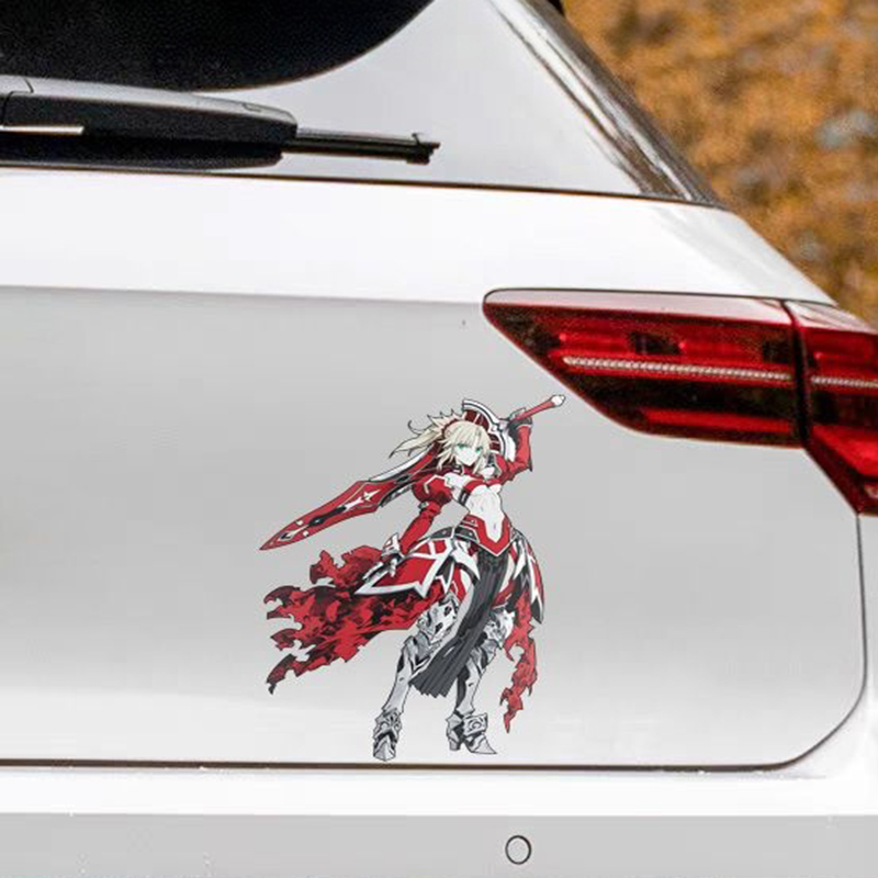 Fate Mordred Car Stickers Anim - đánh giá và giá Motorcycle Gear Auto