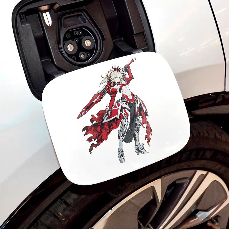 Fate Mordred Car Stickers Anim - đánh giá và giá Motorcycle Gear Auto