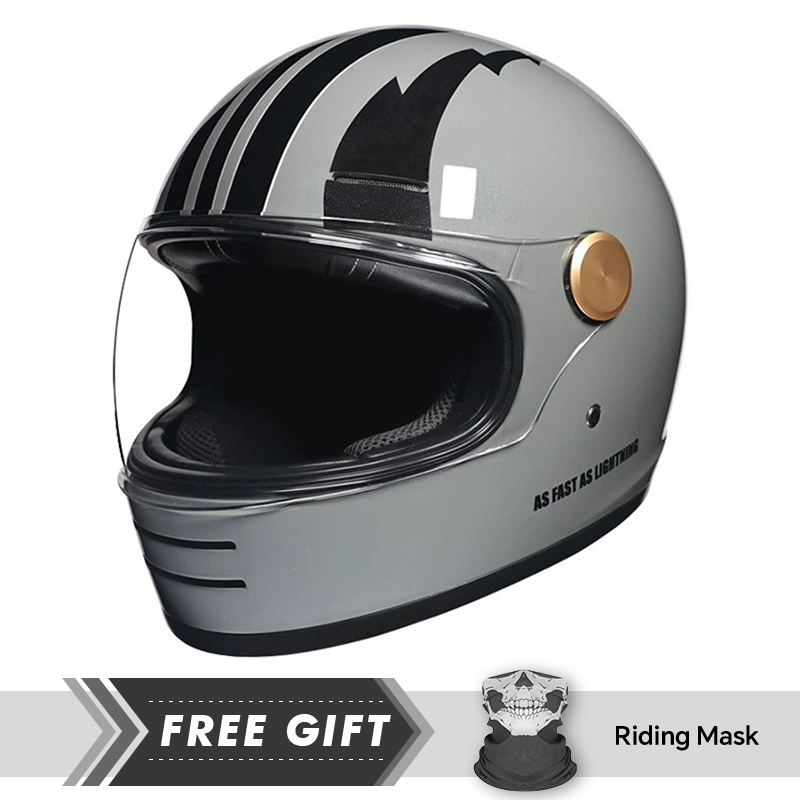 DOT Approved Retro Leather Ful - đánh giá và giá Motorcycle Gear Store