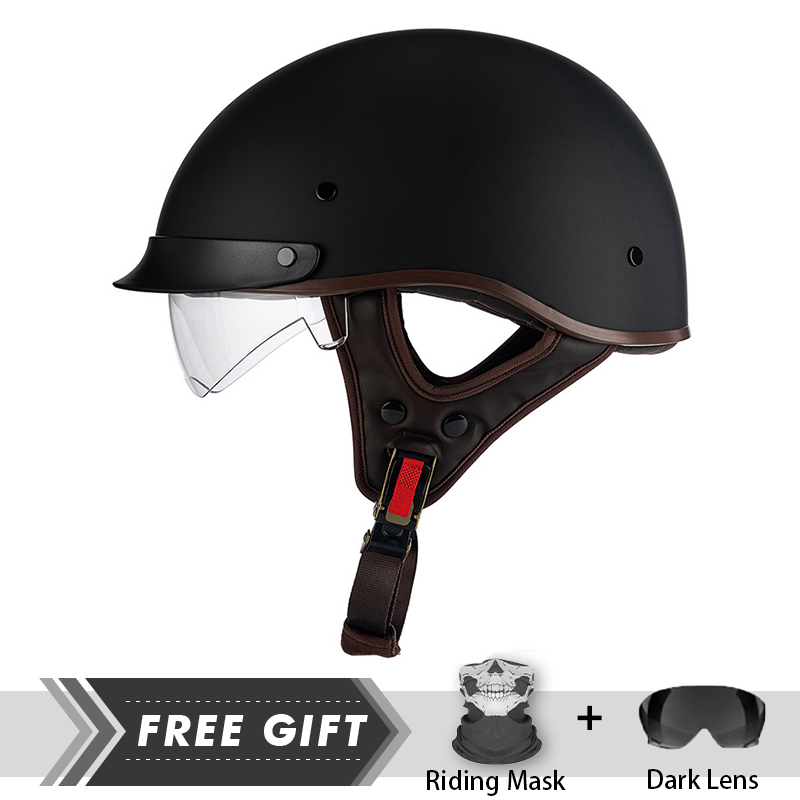 Crash Headpiece Half Face Helm - đánh giá và giá Motorcycle Gear Store