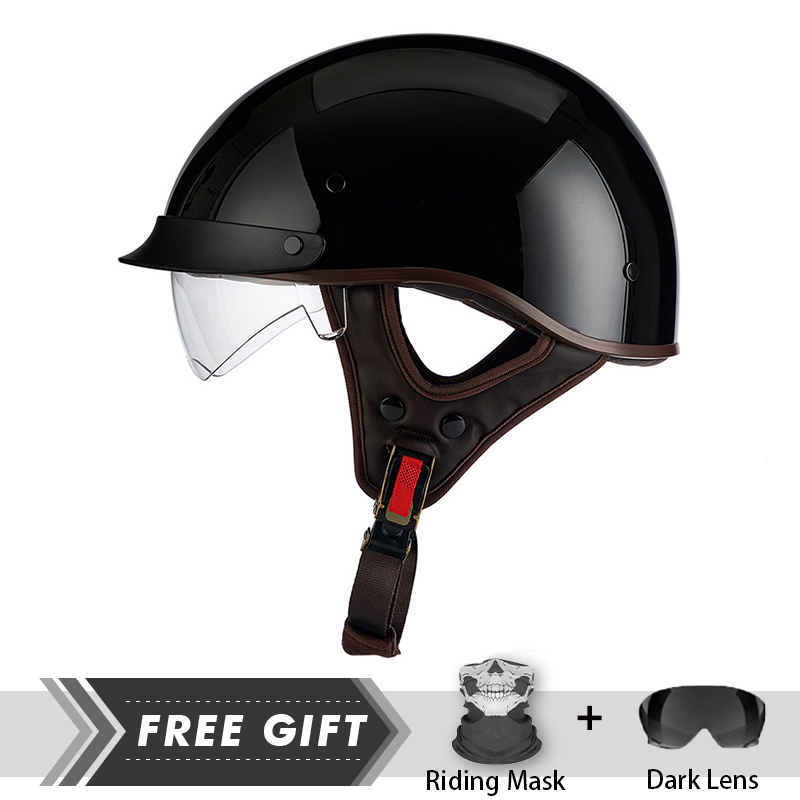 Crash Headpiece Half Face Helm - đánh giá và giá Motorcycle Gear Store