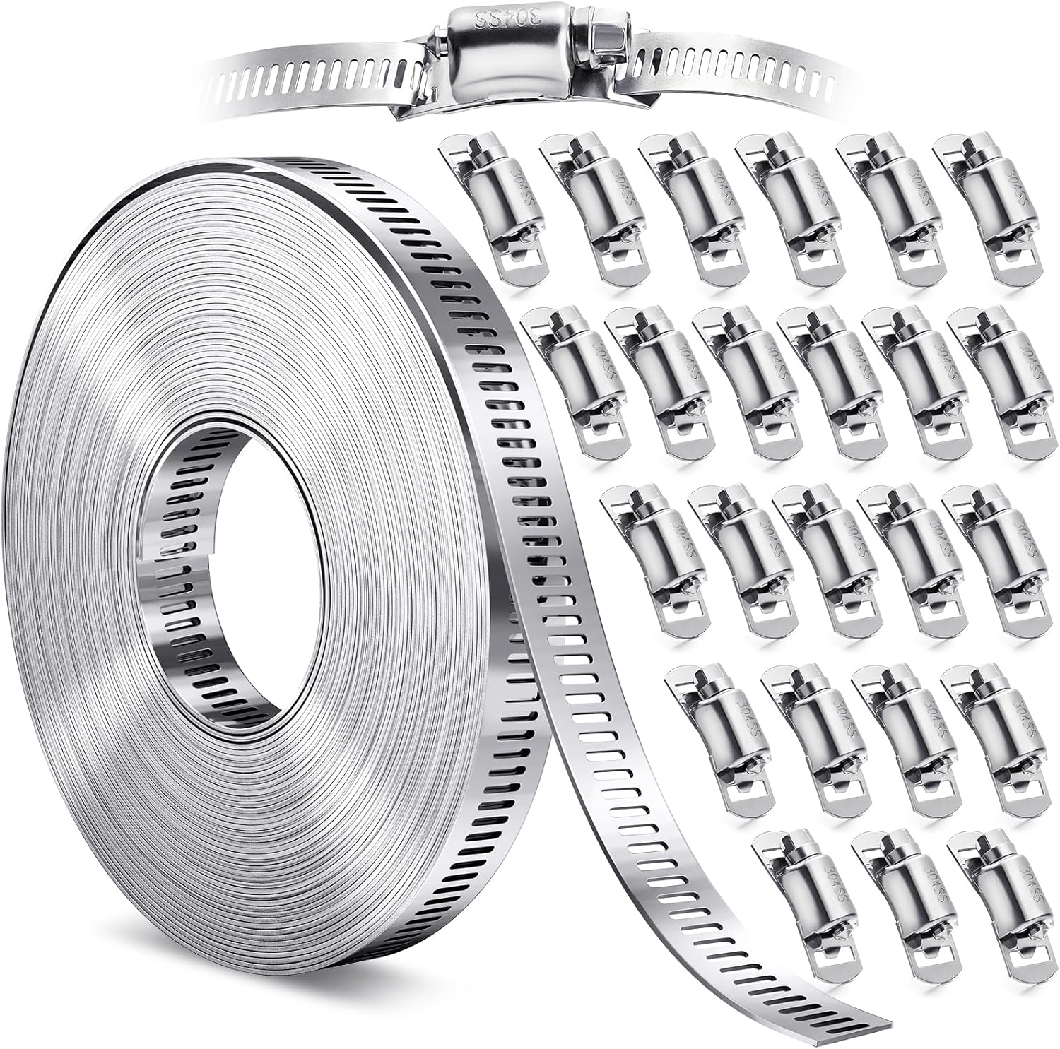304 Stainless Steel Hose Clamp - đánh giá và giá Motorcycle Gear Auto
