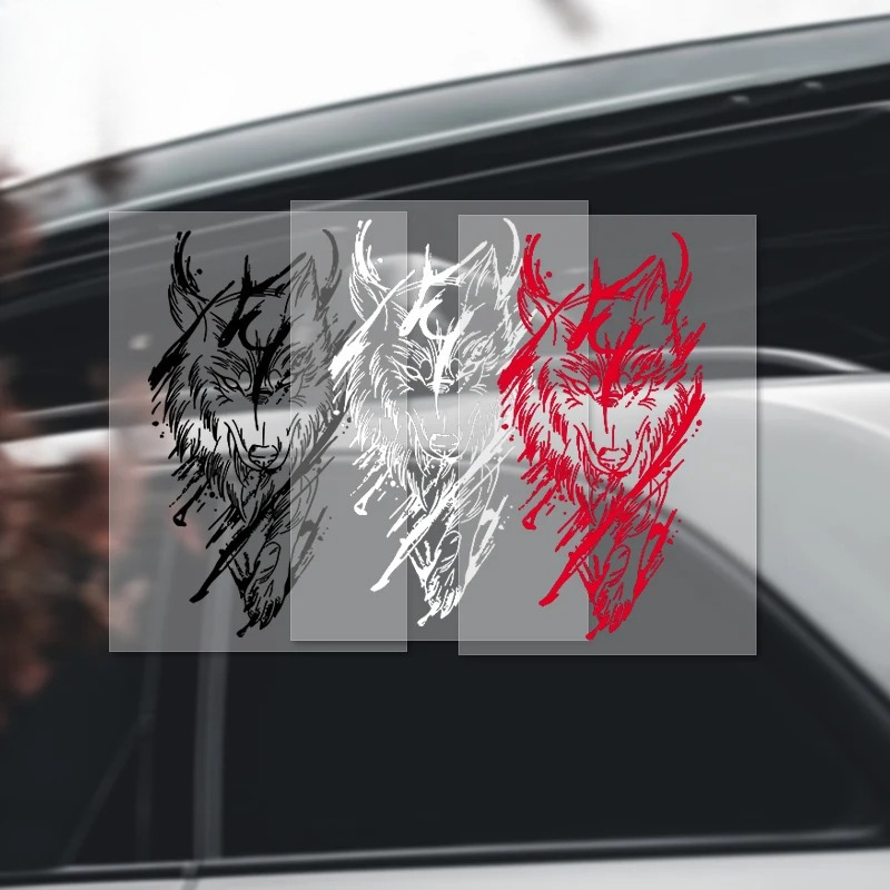 Wolf Car Sticker Dark Magic Re - đánh giá và giá Motorcycle Gear Auto