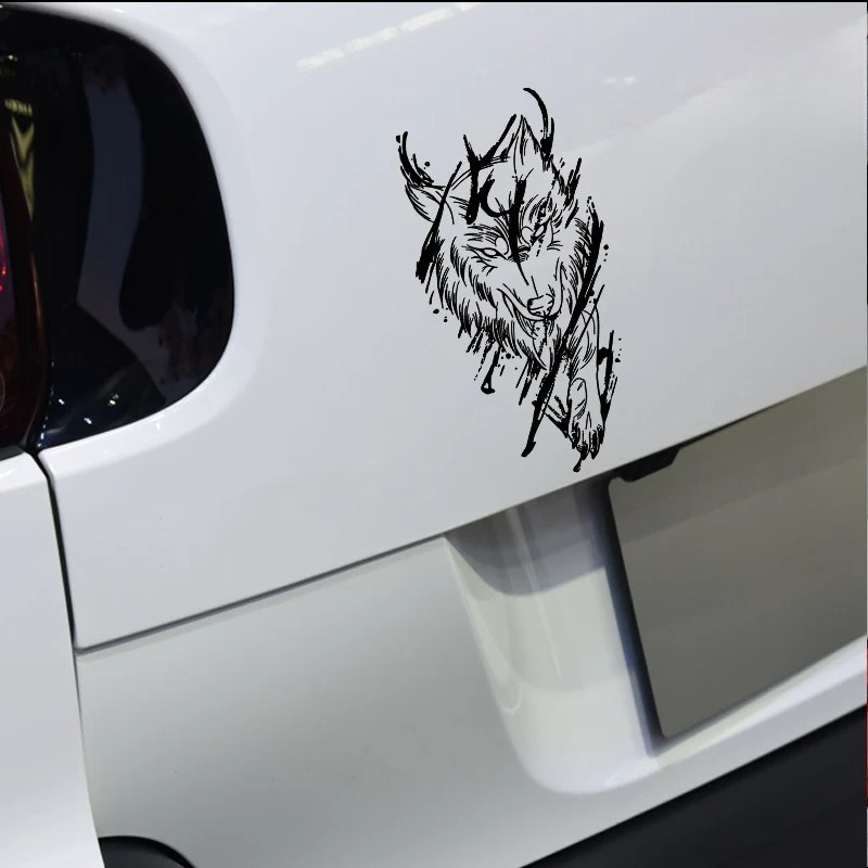 Wolf Car Sticker Dark Magic Re - đánh giá và giá Motorcycle Gear Auto
