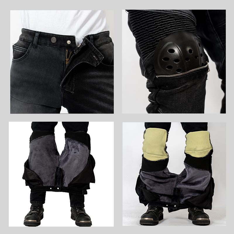 Winter Motorcycle Pants warm   - đánh giá và giá Motorcycle Gear Jeans