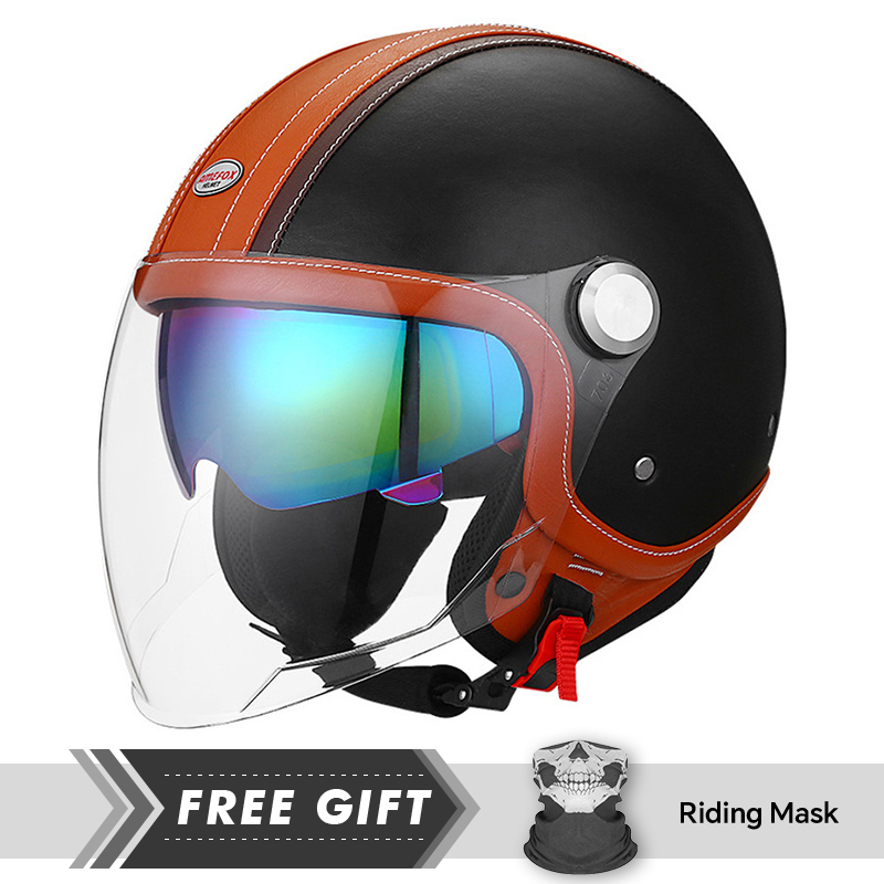 Black Open Face Motorcycle Hel - đánh giá và giá Motorcycle Gear Store