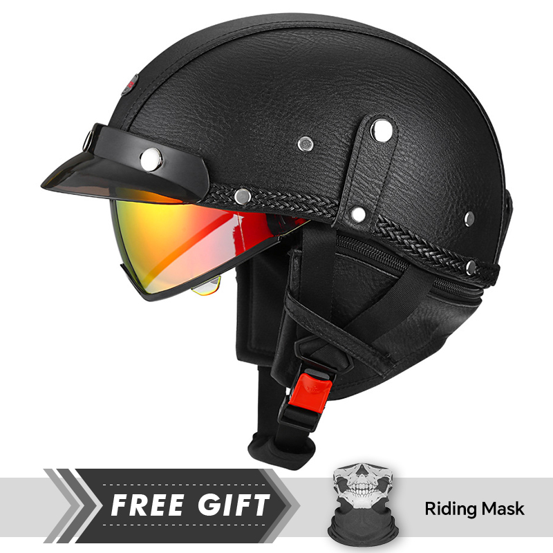 DOT Approved Men Women Half Fa - đánh giá và giá Motorcycle Gear Store