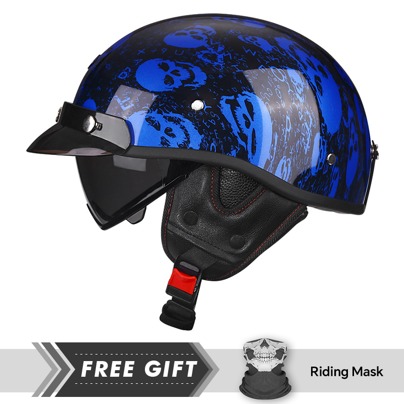Half Motorcycle Helmet DOT ECE - đánh giá và giá Motorcycle Gear Store