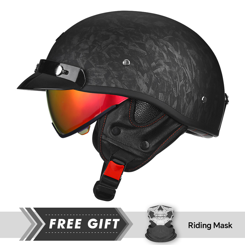 Half Motorcycle Helmet DOT ECE - đánh giá và giá Motorcycle Gear Store