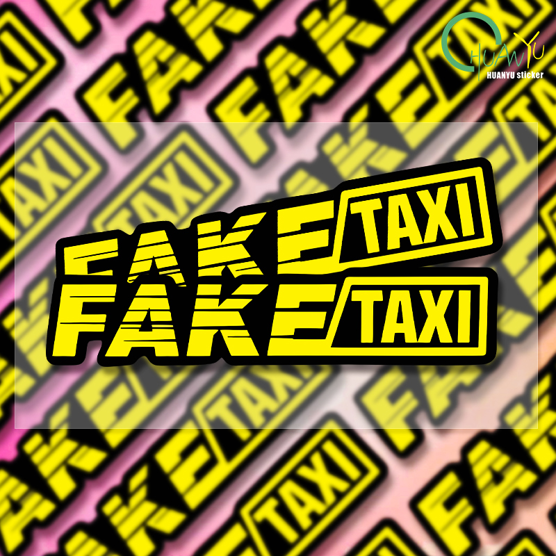 Yellow Fake Taxi Logo Pvc Wate - đánh giá và giá Motorcycle Gear Auto