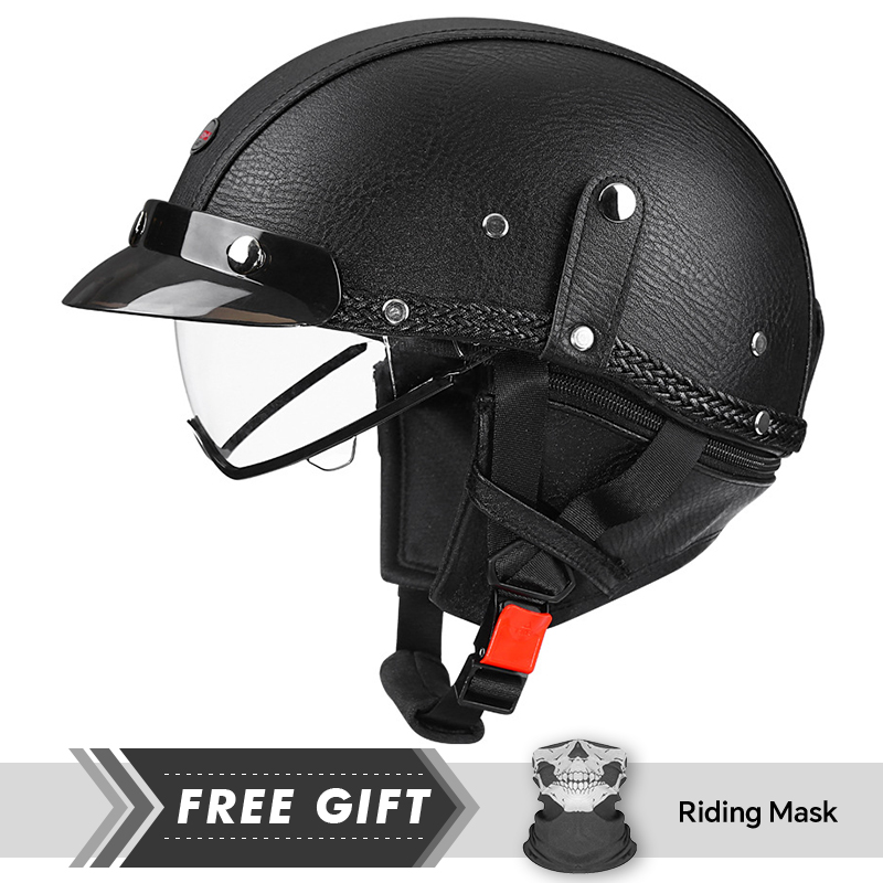Men's Retro Motorcycle Half He - đánh giá và giá Motorcycle Gear Store