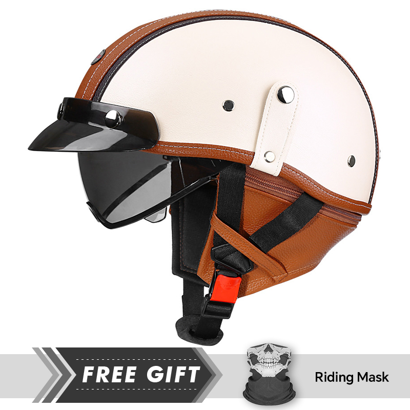 Men's Retro Motorcycle Half He - đánh giá và giá Motorcycle Gear Store